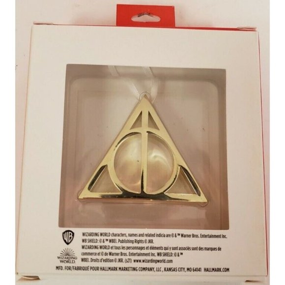 Hallmark Other - Hallmark 2021 Harry Potter THE DEATHLY HALLOWS Christmas Tree Ornament Premium